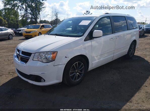 2C4RDGCG3HR736431 2017 DODGE GRAND CARAVAN White Առջևի ձախ երեք քառորդ տեսարան