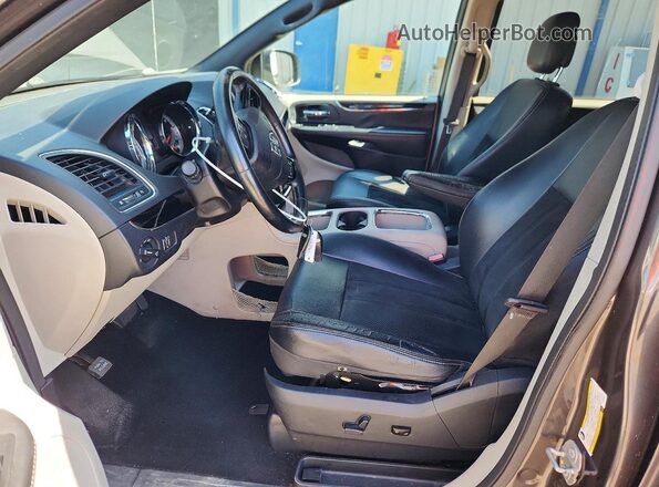2C4RDGCG3JR209561 2018 DODGE GRAND Gray Սալոնի դիմացի տեսք