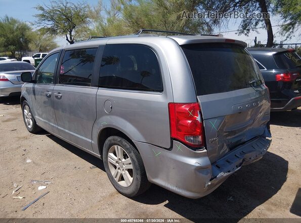 2C4RDGCG3JR241488 2018 DODGE GRAND CARAVAN Silver Սալոնի հետևի տեսք