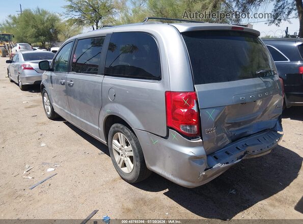 2C4RDGCG3JR241488 2018 DODGE GRAND CARAVAN Silver Հետևի ձախ