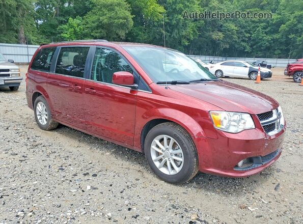 2C4RDGCG3KR660734 2019 DODGE GRAND Burgundy Delantero derecho
