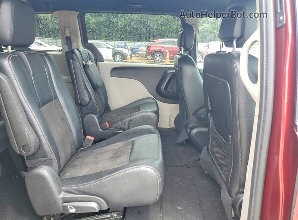 2C4RDGCG3KR660734 2019 DODGE GRAND Burgundy Vista interior trasera