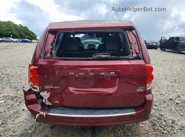 2C4RDGCG3KR660734 2019 DODGE GRAND Burgundy Vista trasera