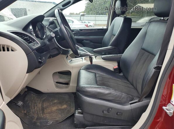 2C4RDGCG3KR660734 2019 DODGE GRAND Burgundy Vista interior delantera