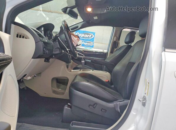 2C4RDGCG3LR170313 2020 DODGE GRAND White Front interior view