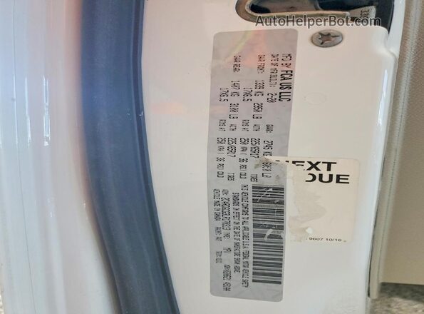 2C4RDGCG3LR170313 2020 DODGE GRAND White 360 interior view