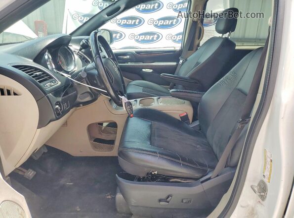 2C4RDGCG3LR207215 2020 DODGE GRAND White წინა სალონის ხედი