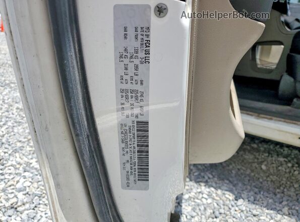 2C4RDGCG3LR207215 2020 DODGE GRAND White VIN კოდის სტიკერის ხედი