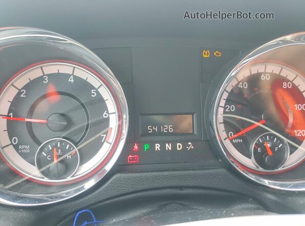 2C4RDGCG3LR248752 2020 DODGE GRAND Burgundy ხელსაწყოთა პანელის ხედი
