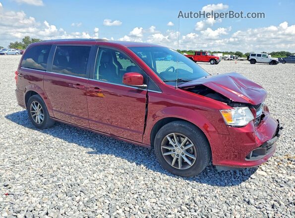 2C4RDGCG3LR248752 2020 DODGE GRAND Burgundy წინა მარჯვენა