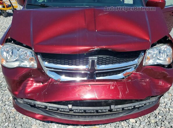 2C4RDGCG3LR248752 2020 DODGE GRAND Burgundy უკანა სალონის ხედი