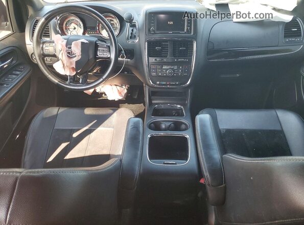 2C4RDGCG4GR108568 2016 DODGE GRAND Gray წინა პანელის ხედი