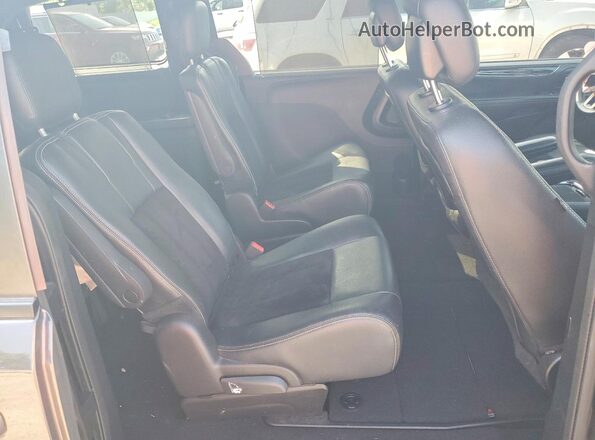2C4RDGCG4GR108568 2016 DODGE GRAND Gray უკანა სალონის ხედი