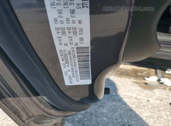 2C4RDGCG4GR108568 2016 DODGE GRAND Gray VIN კოდის სტიკერის ხედი