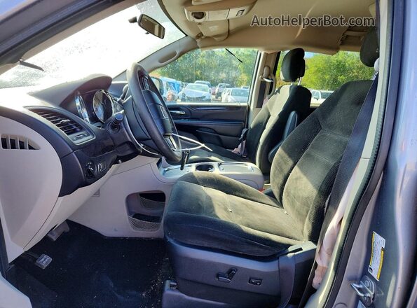 2C4RDGCG4GR334559 2016 DODGE GRAND Silver Вид салону спереду
