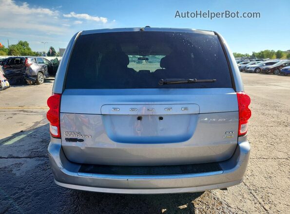2C4RDGCG4GR334559 2016 DODGE GRAND Silver Вид ззаду