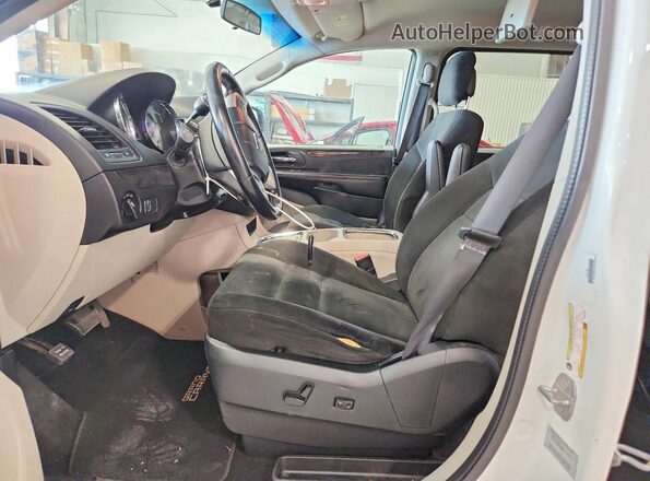 2C4RDGCG4GR342287 2016 DODGE GRAND White წინა სალონის ხედი