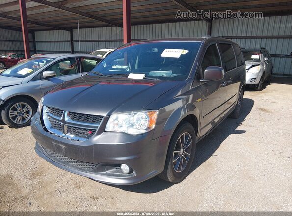 2C4RDGCG4GR369280 2016 DODGE GRAND CARAVAN Gray წინა მარცხენა ხედი სამი მეოთხედიდან