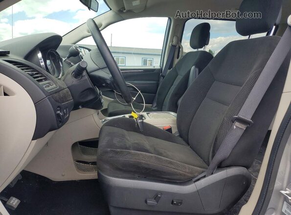 2C4RDGCG4GR396270 2016 DODGE GRAND Silver Vista interior delantera