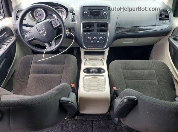 2C4RDGCG4GR396270 2016 DODGE GRAND Silver Vista del salpicadero