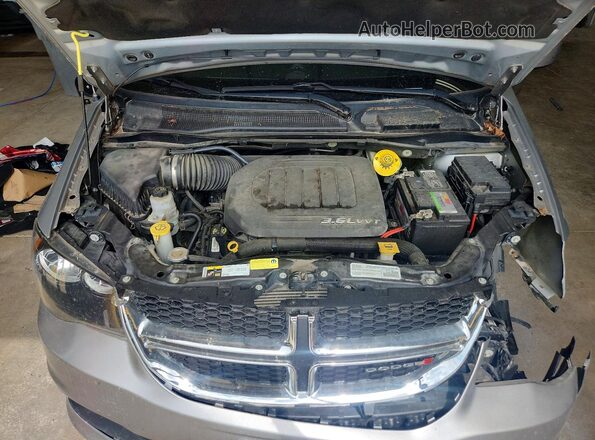 2C4RDGCG4HR547934 2017 DODGE GRAND Silver Շարժիչի բաժամունքի տեսք