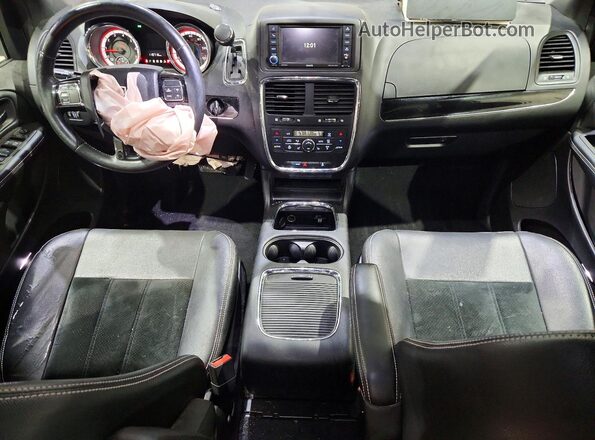 2C4RDGCG4HR558772 2017 DODGE GRAND Серебряный Вид панели приборов