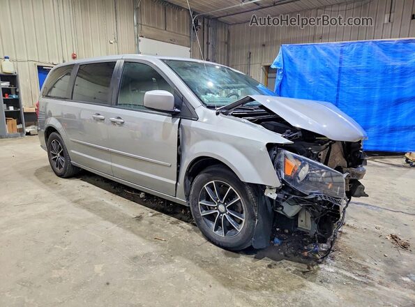 2C4RDGCG4HR558772 2017 DODGE GRAND Серебряный Передняя правая четверть