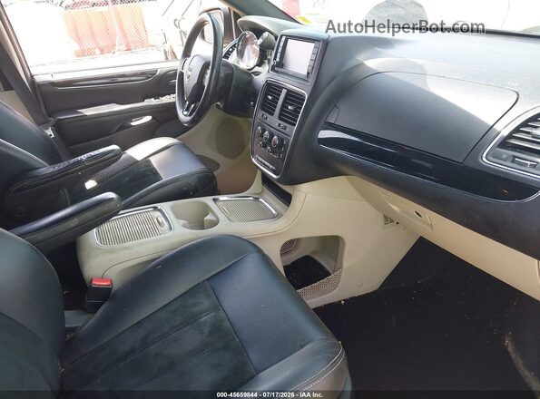 2C4RDGCG4HR585907 2017 DODGE GRAND CARAVAN Black Front interior view