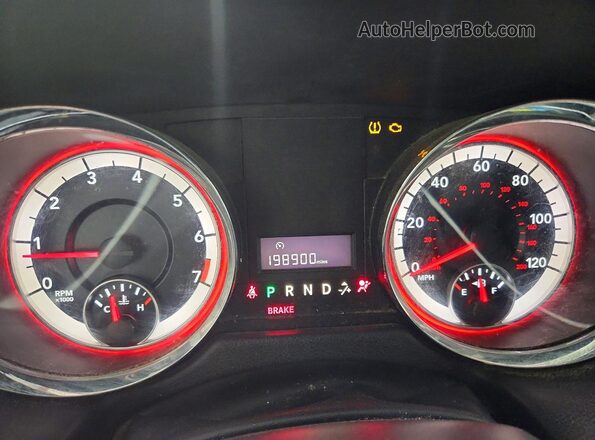 2C4RDGCG4HR600423 2017 DODGE GRAND Бордовый Вид щитка приборов