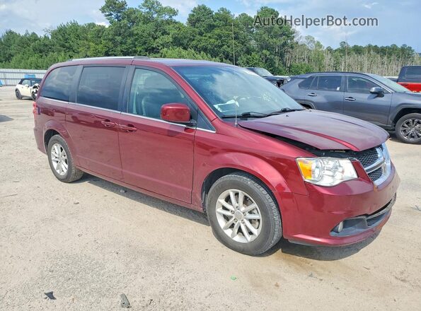 2C4RDGCG4JR179244 2018 DODGE GRAND Maroon Передня права чверть