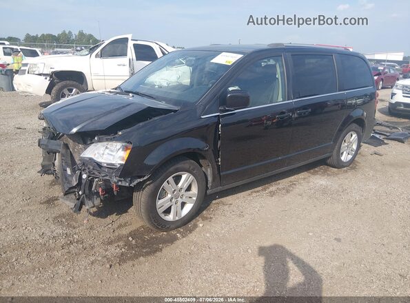 2C4RDGCG4JR239877 2018 DODGE GRAND CARAVAN Black Передня ліва чверть