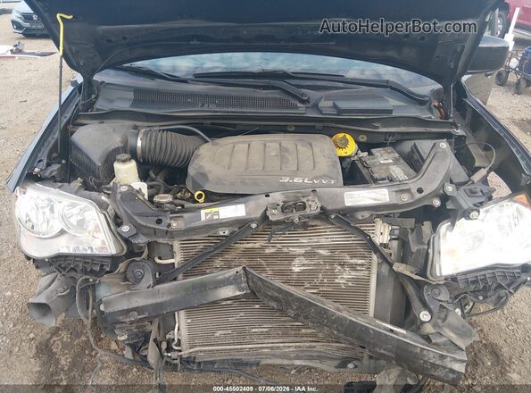 2C4RDGCG4JR239877 2018 DODGE GRAND CARAVAN Black Вид ззаду