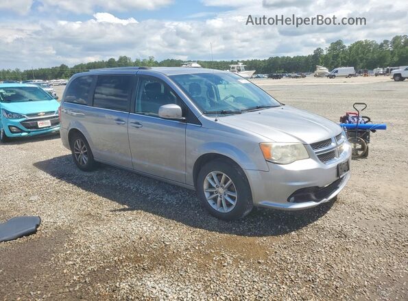 2C4RDGCG4JR299738 2018 DODGE GRAND Серебряный Передняя правая четверть