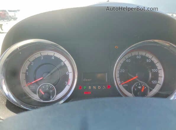 2C4RDGCG4JR299738 2018 DODGE GRAND Серебряный Вид щитка приборов