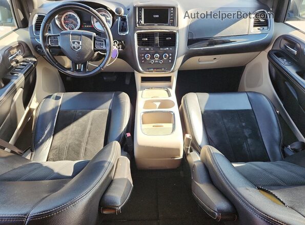 2C4RDGCG4JR302170 2018 DODGE GRAND Gray Вид панелі приладів