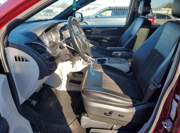 2C4RDGCG4KR521082 2019 DODGE GRAND Red Սալոնի դիմացի տեսք