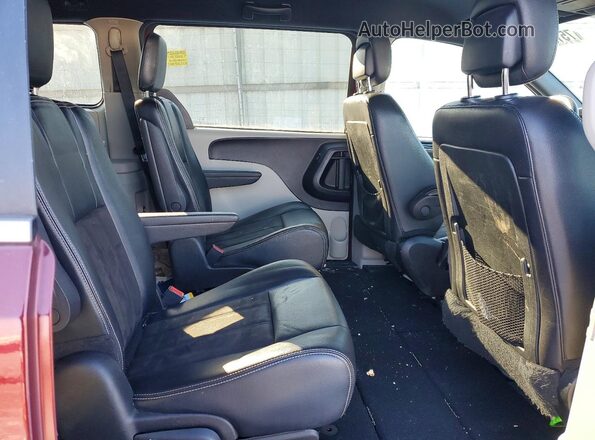 2C4RDGCG4KR521082 2019 DODGE GRAND Red Հետևի նստատեղերի տեսք