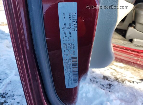 2C4RDGCG4KR521082 2019 DODGE GRAND Red VIN կոդի պիտակի տեսք