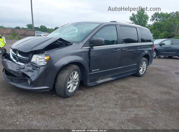 2C4RDGCG4KR776461 2019 DODGE GRAND CARAVAN Gray Przód lewy
