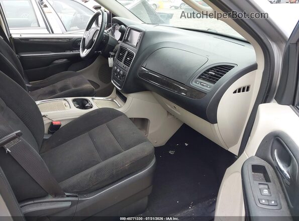 2C4RDGCG5GR317611 2016 DODGE GRAND CARAVAN Gray წინა სალონის ხედი