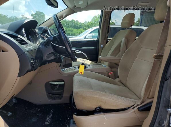 2C4RDGCG5GR348440 2016 DODGE GRAND Gray Front interior view