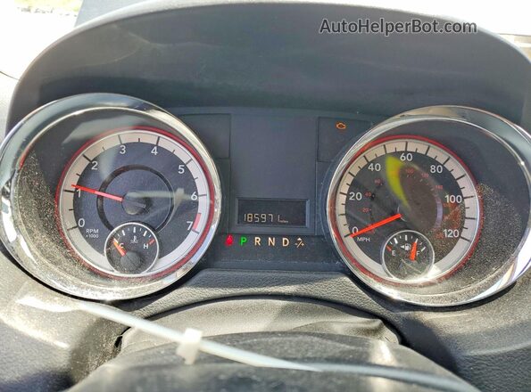 2C4RDGCG5GR348440 2016 DODGE GRAND Gray Instrument cluster view