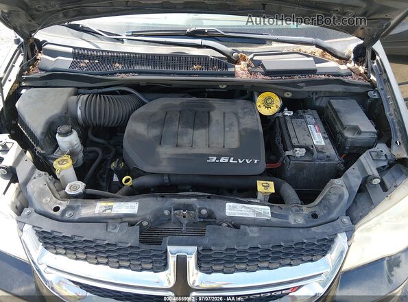 2C4RDGCG5HR716486 2017 DODGE GRAND CARAVAN Black Հետևի տեսք