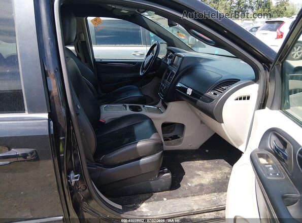 2C4RDGCG5HR716486 2017 DODGE GRAND CARAVAN Black Սալոնի դիմացի տեսք
