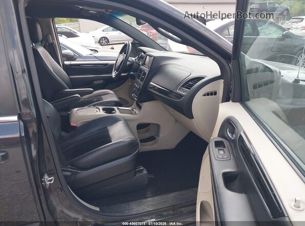 2C4RDGCG5HR773271 2017 DODGE GRAND CARAVAN Black Սալոնի դիմացի տեսք