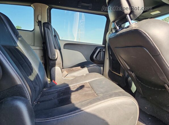 2C4RDGCG5JR218195 2018 DODGE GRAND Gray Вид задньої частини салону