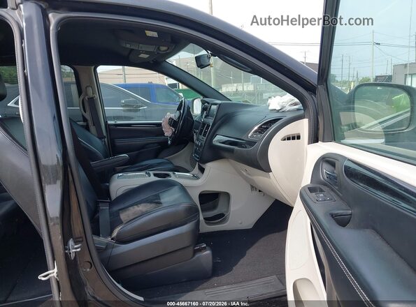 2C4RDGCG5JR241735 2018 DODGE GRAND CARAVAN Gray წინა სალონის ხედი