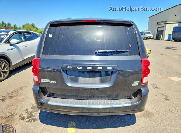 2C4RDGCG5JR265484 2018 DODGE GRAND Black უკანა ხედი
