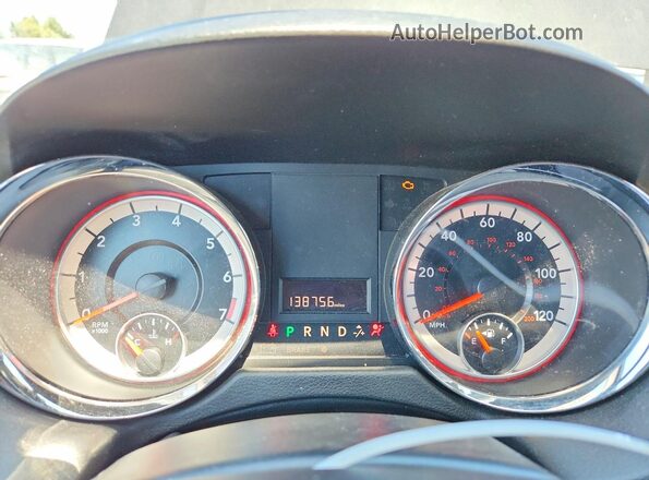 2C4RDGCG5JR265484 2018 DODGE GRAND Black ხელსაწყოთა პანელის ხედი