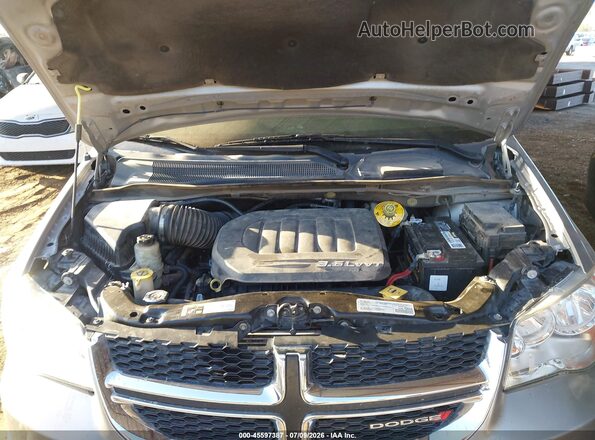 2C4RDGCG5KR514528 2019 DODGE GRAND CARAVAN Silver Вид ззаду